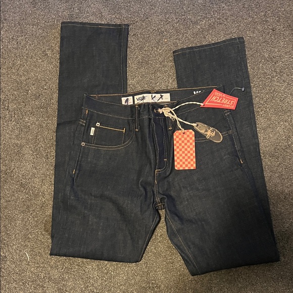 Vans Men's Dark Blue Jeans - Picture 2 of 5